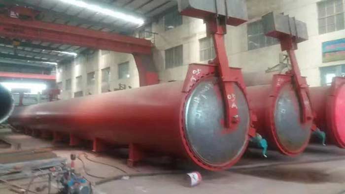 蒸压釜生产车间